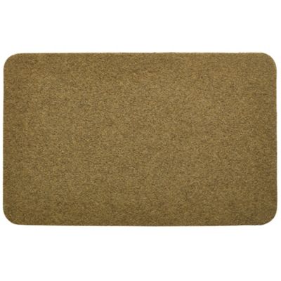 Faux Coir Non Slip Outdoor Door Mat Natural - 80 x 50cm image()