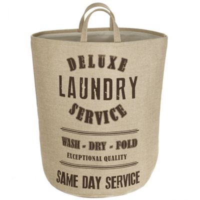 VINTAGE PRINT LAUNDRY TOTE