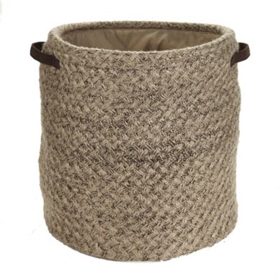 Oatmeal Basket Weave Knitted Tote image()