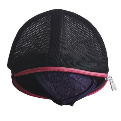 2 Standard Lingerie Wash Bags - Black (Up to D) image()