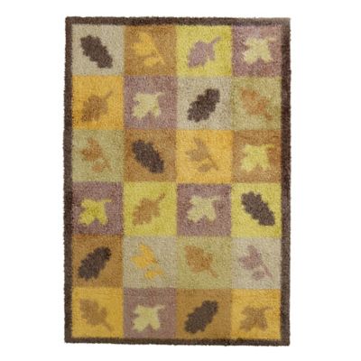 Dee Hardwicke Leaves & Squares Turtle Mat image()