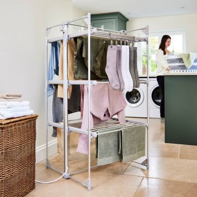 Dry:Soon Deluxe 3-Tier Heated Clothes Airer image(2)