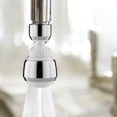 Tap Adapta Spray Adjuster White & Chrome - (Image 2)