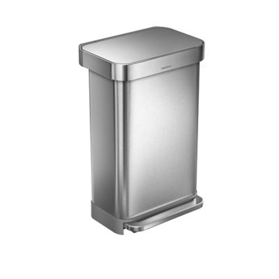 simplehuman Kitchen Waste Pedal Bin - Brushed Steel 45L - (Image 2)