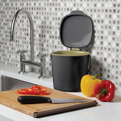 OXO Good Grips Food Compost Bin - Grey 2.8L - (Image 2)