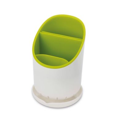 Joseph Joseph® Dock Sink Cutlery Holder & Drainer - White & Green image(2)