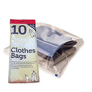 10 Store & Protect Zip Seal Clothes Storage Bags