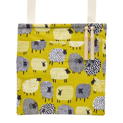 Dotty Sheep Oilcloth Peg Bag image(1)