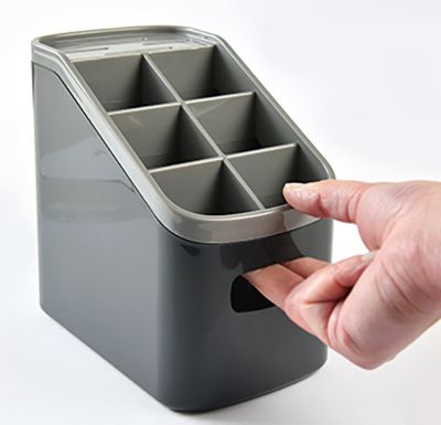 ILO Sink Cutlery Holder and Drainer Grey - (Image 4)