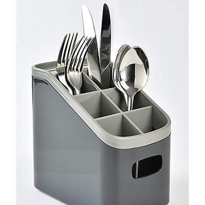 ILO Sink Cutlery Holder and Drainer Grey image(9)