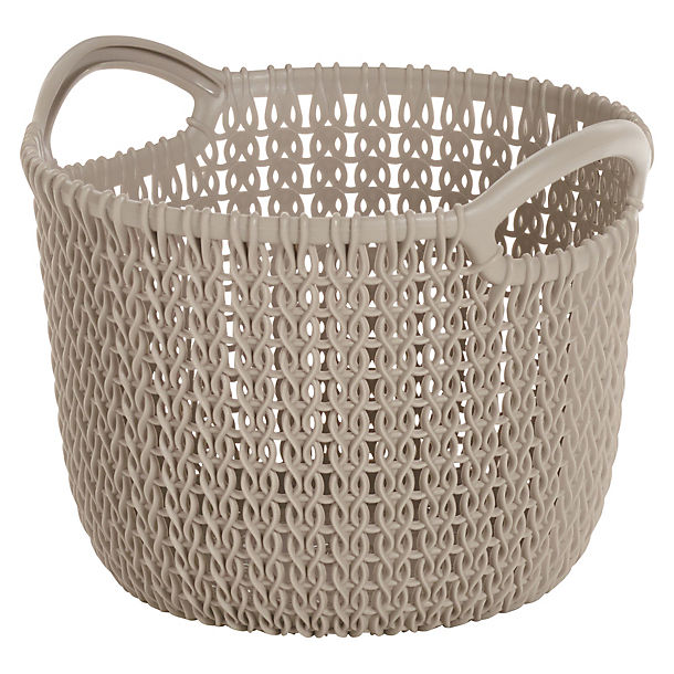 Extra Small Knit-Effect Basket Dune image(1)