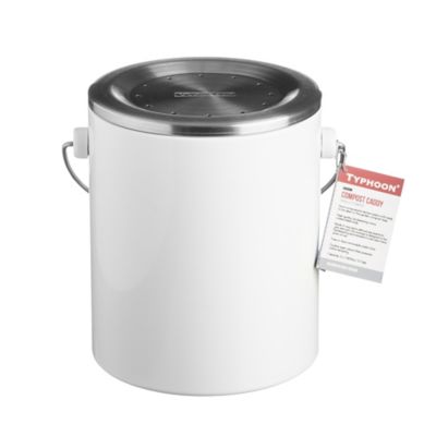 Typhoon Hudson Caddy Food Compost Bin, White 3L Lakeland