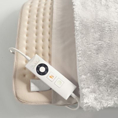 Pearl Grey Faux Fur Heated Cushion alt image 3