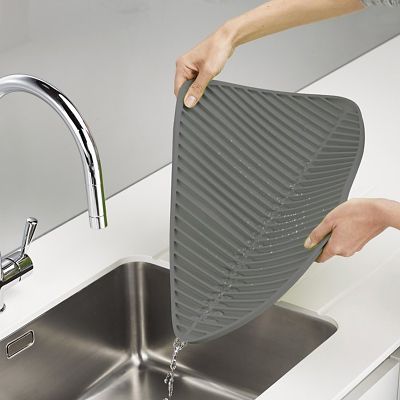 Joseph Joseph Flume Folding Draining Mat Large Grey image(5)