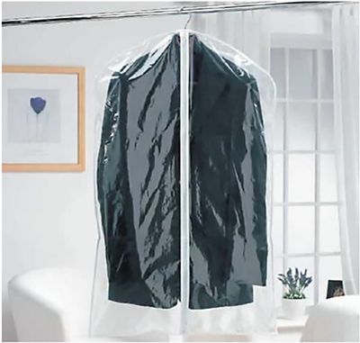 6 Clear Zip-Up Garment Bags image(2)