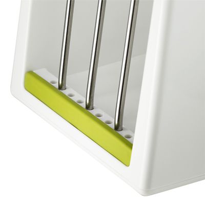 ILO Adjustable Chopping Board Storage Rack White and Green image(5)