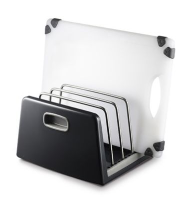 ILO Adjustable Chopping Board Storage Rack Grey image(1)