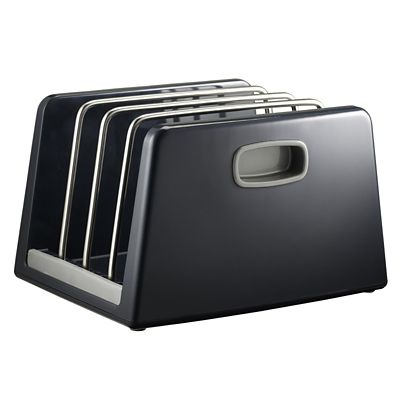 ILO Adjustable Chopping Board Storage Rack Grey image(6)