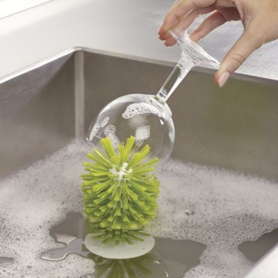Joseph Joseph Brush-Up In-Sink Brush Green image(3)