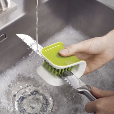 Joseph Joseph Bladebrush Knife Cleaner Green image(4)