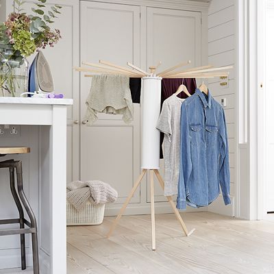 Italian Design Wooden Clothes Airer alt image 2