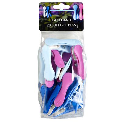 20 Soft Grip Clothes Pegs Sky image(10)