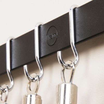 Hahn Metro Black 39cm Wall Rail 91039 image(4)