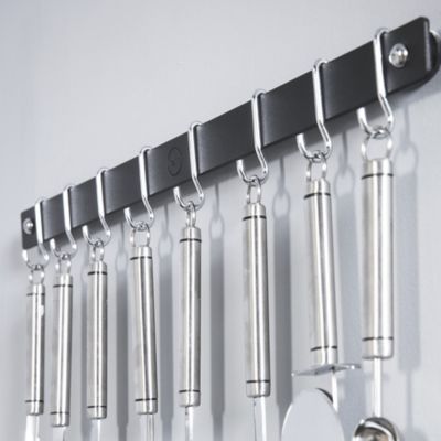 Hahn Metro Black 51cm Wall Rail 91051 image(4)