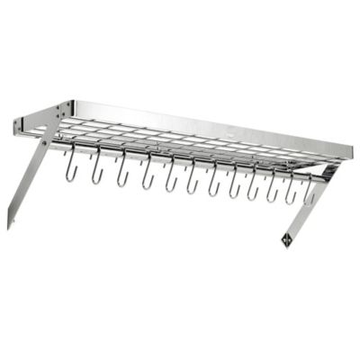 Hahn Chrome 90cm Wall Rack 40807 image(1)