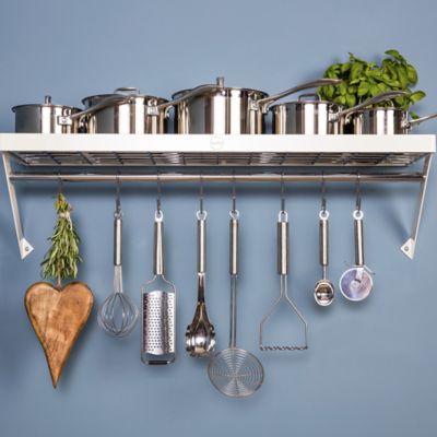 Hahn Ivory 90cm Wall Rack 60807 image(2)