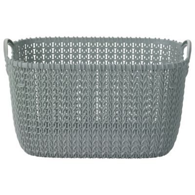 Small Knit Effect Tub Blue image(1)