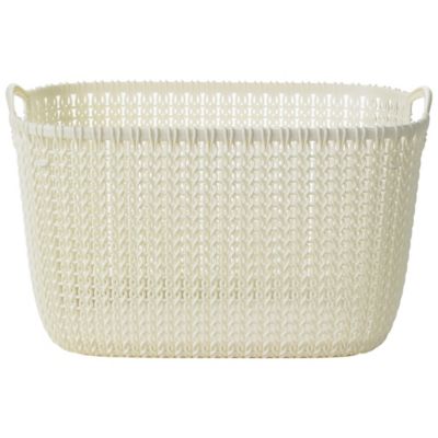 Large Knit Effect Tub Cream image(1)