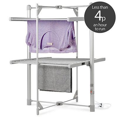 Dry:Soon 2-Tier Heated Airer with Cover and Shelf Offer Bundle image(3)