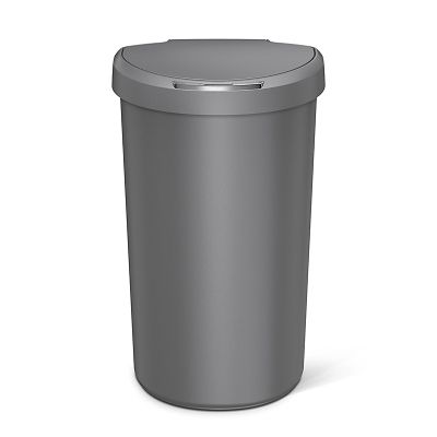 simplehuman® 40 Litre Semi-Round Sensor Bin Grey image(2)