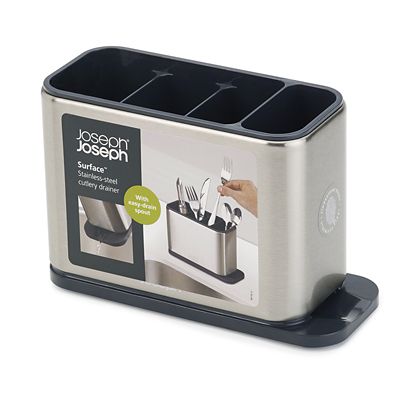 Joseph Joseph Surface Stainless Steel Cutlery Drainer image(6)