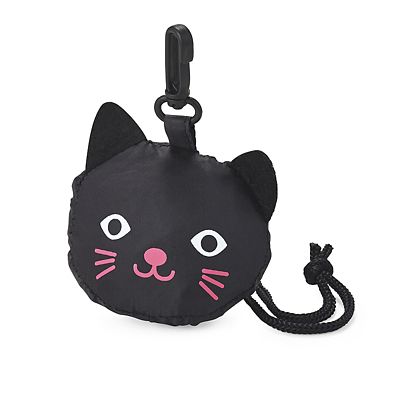 Folding Black Cat Shopping Bag Lakeland