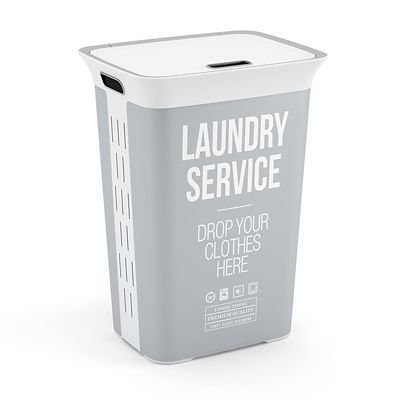 Laundry Service Lidded Laundry Hamper 60L image(1)