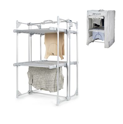 Dry:Soon Mini 3-Tier Heated Clothes Airer & Cover