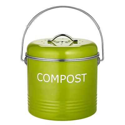 Worktop Compost Bin 3.5L, Apple Green | Lakeland