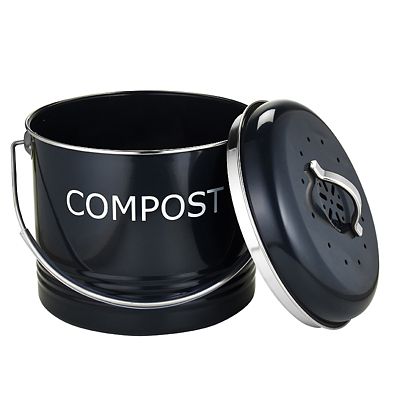 Worktop Compost Bin Slate Grey 3.5L  - (Image 3)