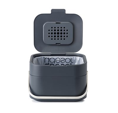 Joseph Joseph Stack 4 Food Waste Caddy with Odour Filter - Graphite - (Image 4)