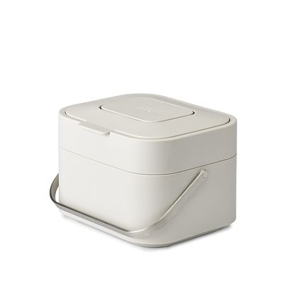 Joseph Joseph Stack 4 Food Waste Caddy with Odour Filter - Stone image(1)