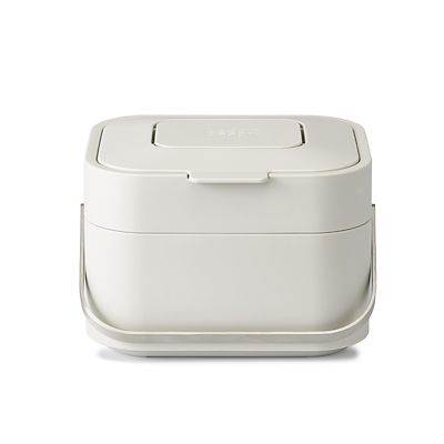 Joseph Joseph Stack 4 Food Waste Caddy with Odour Filter - Stone image(5)