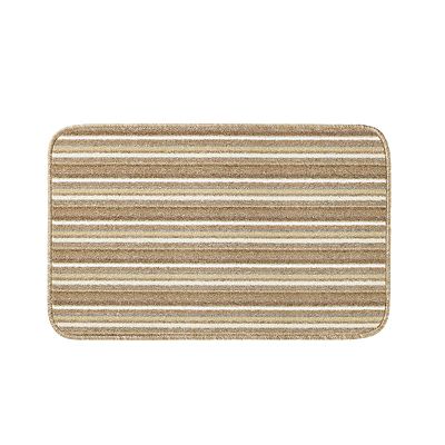 Lakeland Anti Slip Indoor Door Mat Natural Stripe 50 X 80cm Lakeland