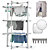 Dry:Soon 3-Tier Heated Airer and Peg Offer Bundle