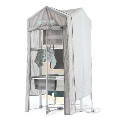 Dry soon heated online clothes airer