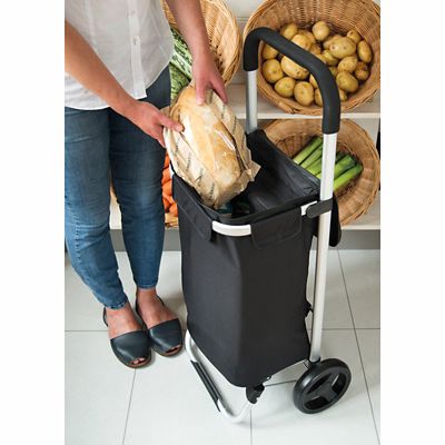Easy Load City Shopper Folding Shopping Trolley 36L Black image(2)