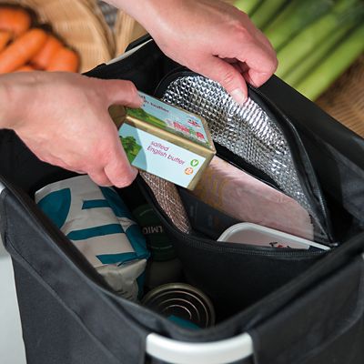 Easy Load City Shopper Folding Shopping Trolley 36L Black image(3)