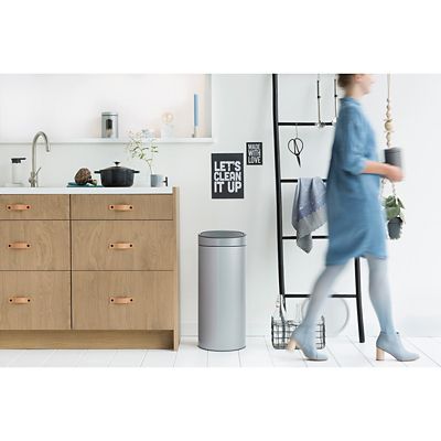 Brabantia Touch Bin New - Metallic Grey 30L - (Image 3)