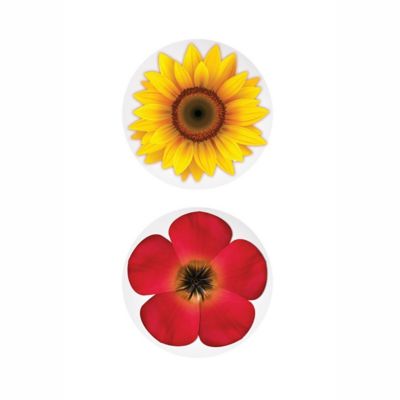 Decorative Fly Killer Window Stickers Floral Design Pack of 2 image(2)